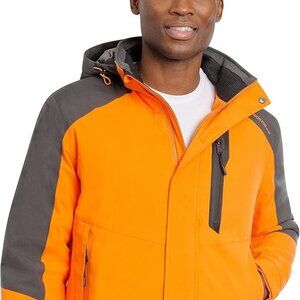 LONDON FOG Men's Hooded Active Colorblock Jacket XL & XXL